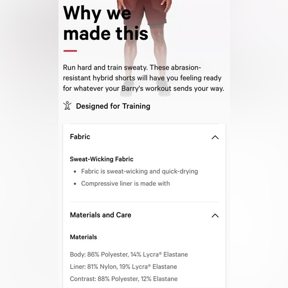 lululemon X Barry's Stronger as One Lined Short

#154 - Picture 9 of 9